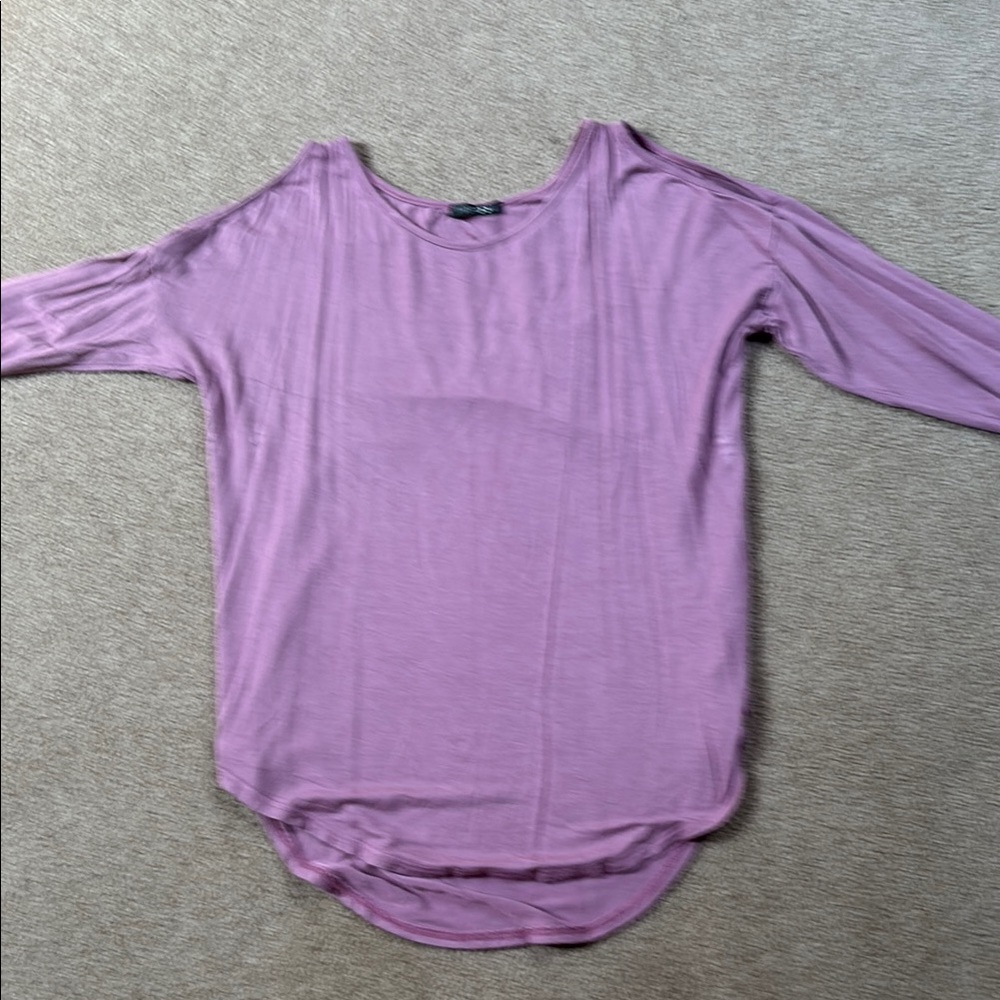 Papermoon Purple Dolman Sleeve Cut Out Blouse